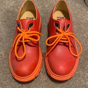 Never Worn John Fluevog Orange Shoes